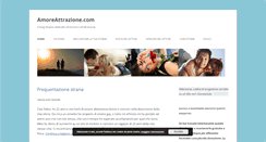 Desktop Screenshot of amoreattrazione.com